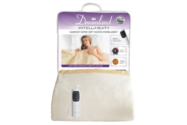 Dreamland Heated Over Blanket Single 16704 Top Choice
