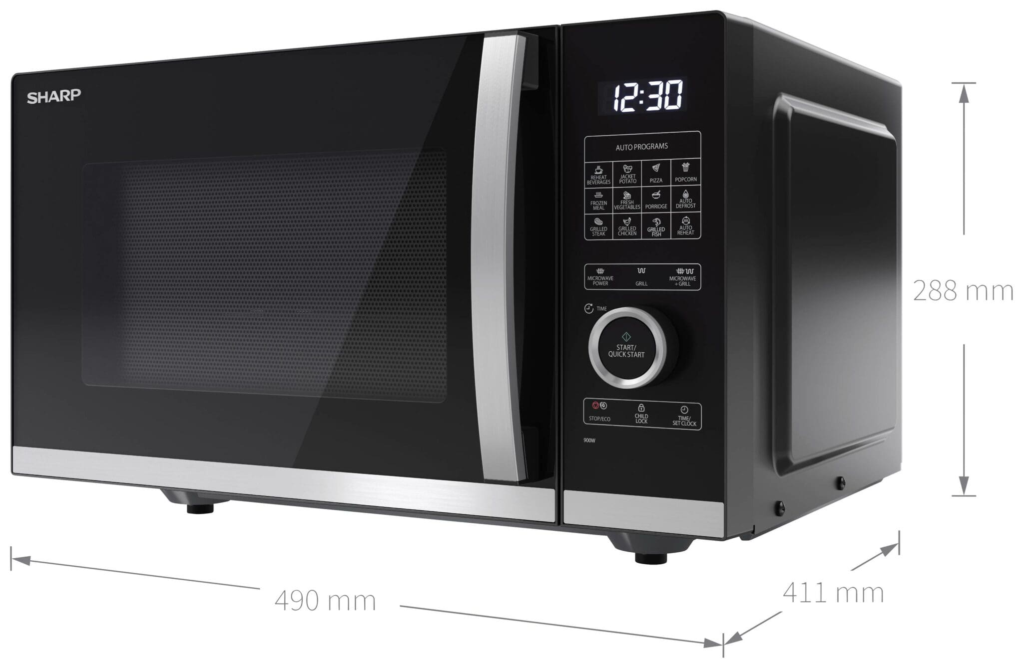 Sharp Microwave with Grill Top Choice