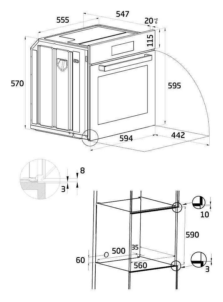 Beko BuiltIn Oven Top Choice