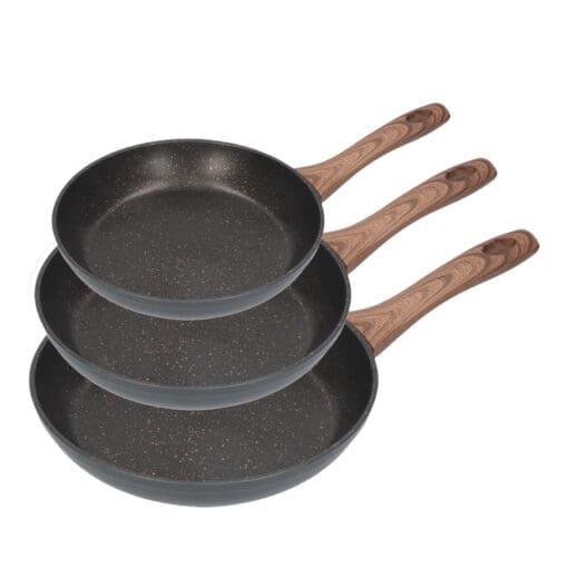 EDM Set of 3 Frying Pans Top Choice
